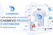 setup products using chamevo product customizer