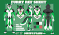 draw furry reference sheet fursona oc art  anthro ref sheet nsfw furry ref sheet