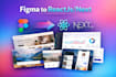 convert figma to reactjs or nextjs website