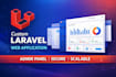 build custom laravel web application with admin panel