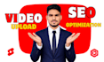 upload youtube video with SEO optimization as a channel manager