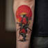 make a traditional japanese irezumi tattoo
