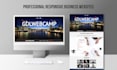 build a responsive business website using HTML CSS and javascript