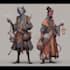 design dnd party, fantasy character