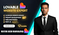design and develop a high quality website using lovable