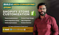 customize shopify theme, design store, fix layout and product page