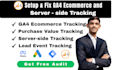 setup or fix ga4 ecommerce and server side tracking with GTM
