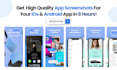 design amazing app screenshots for ios or android in 8 hrs