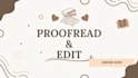 proofread and edit your text