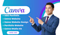 create canva website ugc portfolio ugc canva website design portfolio website