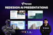 fix, redesign your gamma, canva or ai presentation into a modern powerpoint