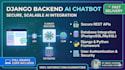 build custom ai chatbot with django backend api