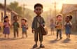 3d pixar style ai animation, disney animation, ai storytelling, 3d ai cartoon