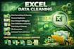 do excel data cleaning and spreadsheet clean up