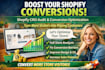 do shopify cro audit and conversion rate optimisation of shopify store design