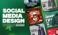 design attractive posts, carousels and thumbnails