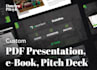 ebook or PDF marketing material