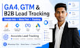 set up ga4 GTM b2b lead call and button click with server side tracking