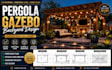 design pergola gazebo backyard design with structural plans