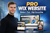 create pro wix website