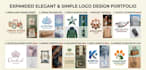 create a simple, elegant and memorable logo for you