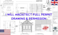 draw UK US planning permission and permit drawing
