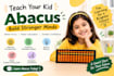 teach kids abacus and fast mental math techniques