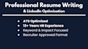 write a professional resume and linkedin profile
