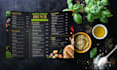 make a beautiful restaurant menu design, modern bar menu or digital menu