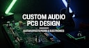 do professional pcb design for guitar effects and audio circuits