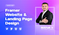 premium framer website and landing page design and redesign
