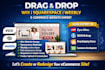 do create drag and drop wix squarespace weebly ecommerce website design redesign