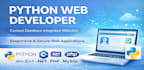 develop a web application using python