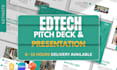 design and redesign investor ready edtech pitch deck and e learning presentation