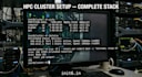 set up a linux hpc cluster with openhpc, slurm, and infiniband