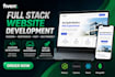 create web platform with data management system and admin tools