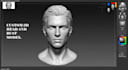 sculpt realistic 3d head model or bust for game and 3d printing