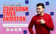 make custom countdown timer animation with alpha channel