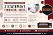 make 3 statement financial model, financial model, business valuations