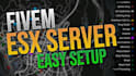 create professional esx fivem server with premium scripts