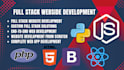 do custom website development as full stack development
