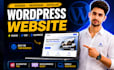 design redesign wordpress website, website development as a full stack developer