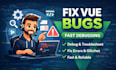 debug and fix issues in your vue js project