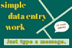 do fast and accurate data entry with 24 hour delivery