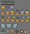 draw custom UI button packs for video game UI