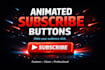 design eye catching animated youtube subscribe button