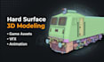create hard surface 3d models for games, vfx and animation