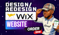 design redesign wix landing page website development wix velo studio design