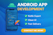 develop an android app in kotlin with API integration