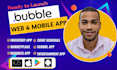 build bubble web app bubble mvp saas bubble open ai on bubble io mobile app
